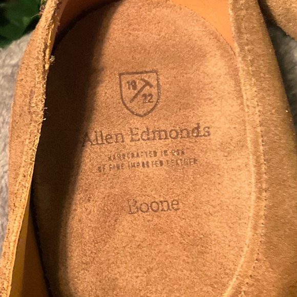 Allen Edmonds Men’s Boon Saddle Suede Plain Toe Men’s Shoe in  9D - Picture 9 of 11
